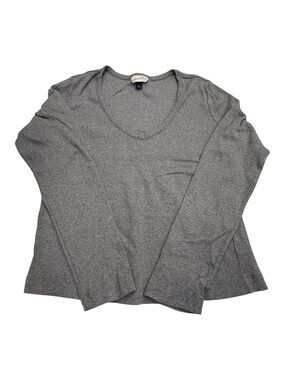 Universal Thread Long Sleeve V Neck Ribbed Shirt Size XL